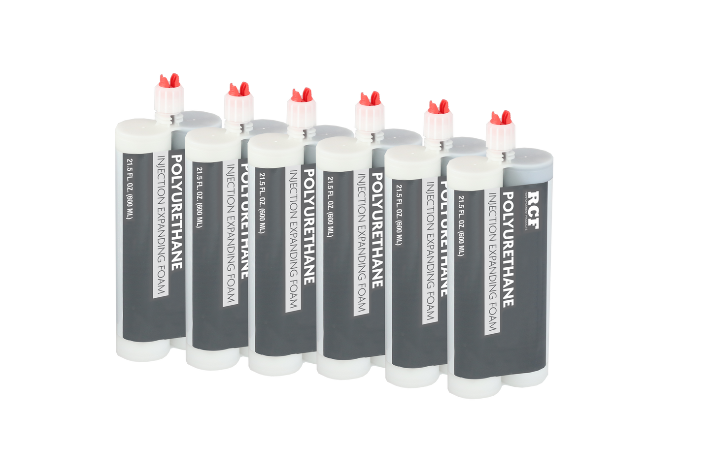 6-PACK DUAL CARTRIDGE RCF POLYURETHANE EXPANDING FOAM (600ML) FG20077